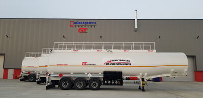 GT TANK FUEL LPG BITUMEN SEMI TRAILER
Tank Trailer designed to carry any liquid items like fuel, water, diesel etc. We have different Tank Trailer opportunity starts from 20.000 Liter to 60.000 Liter capacity. with 2 to 6 compartments. GT Semi Trailer gives its customers wide range of Tank Trailer assortment and find the best solution according to customer road regulations.