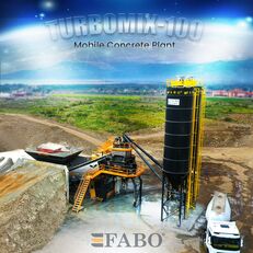 FABO TURBOMIX-100 MOBILE CONCRETE PLANT nou
