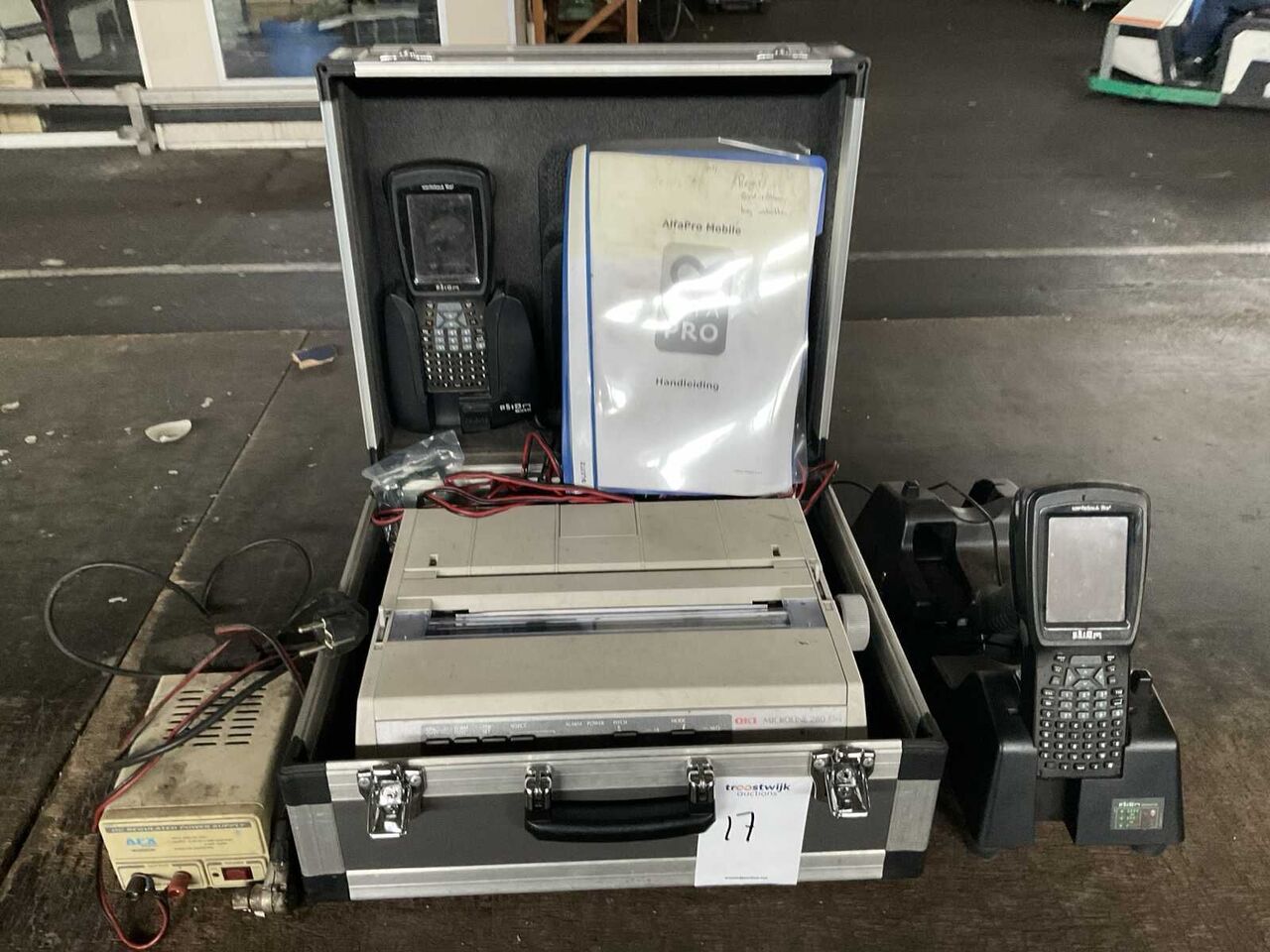 alte utilaje industriale ALPHA PRO scanner met Oki printer type Microline 280