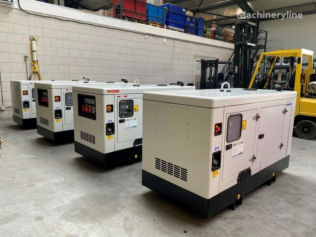 generator de curent pe motorină Himoinsa Yanmar Stamford 35 kVA Supersilent Generatorset Nieuw ! nou