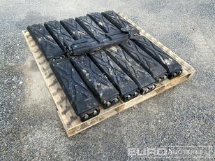 ghidaj tip șină 13 x Ruber Block Pads pentru miniexcavator