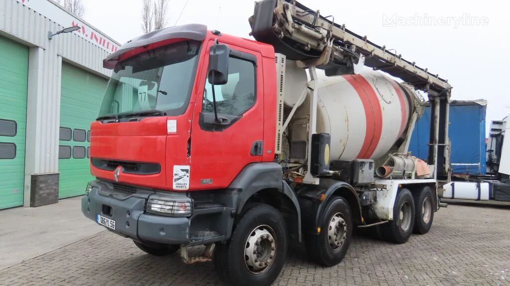 autobetoniera Renault Kerax 380 8m3, STETTER +TAPIS BELT BAND !! FRANCE TRUCK!