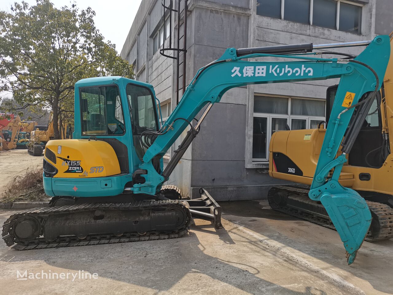 excavator pe şenile Kubota KX155 Tracked Excavator Used Construction Machienry