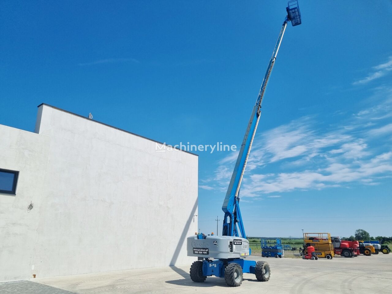 nacele cu brat telescopic Genie S-85 S85 (JLG 860SJ) P489