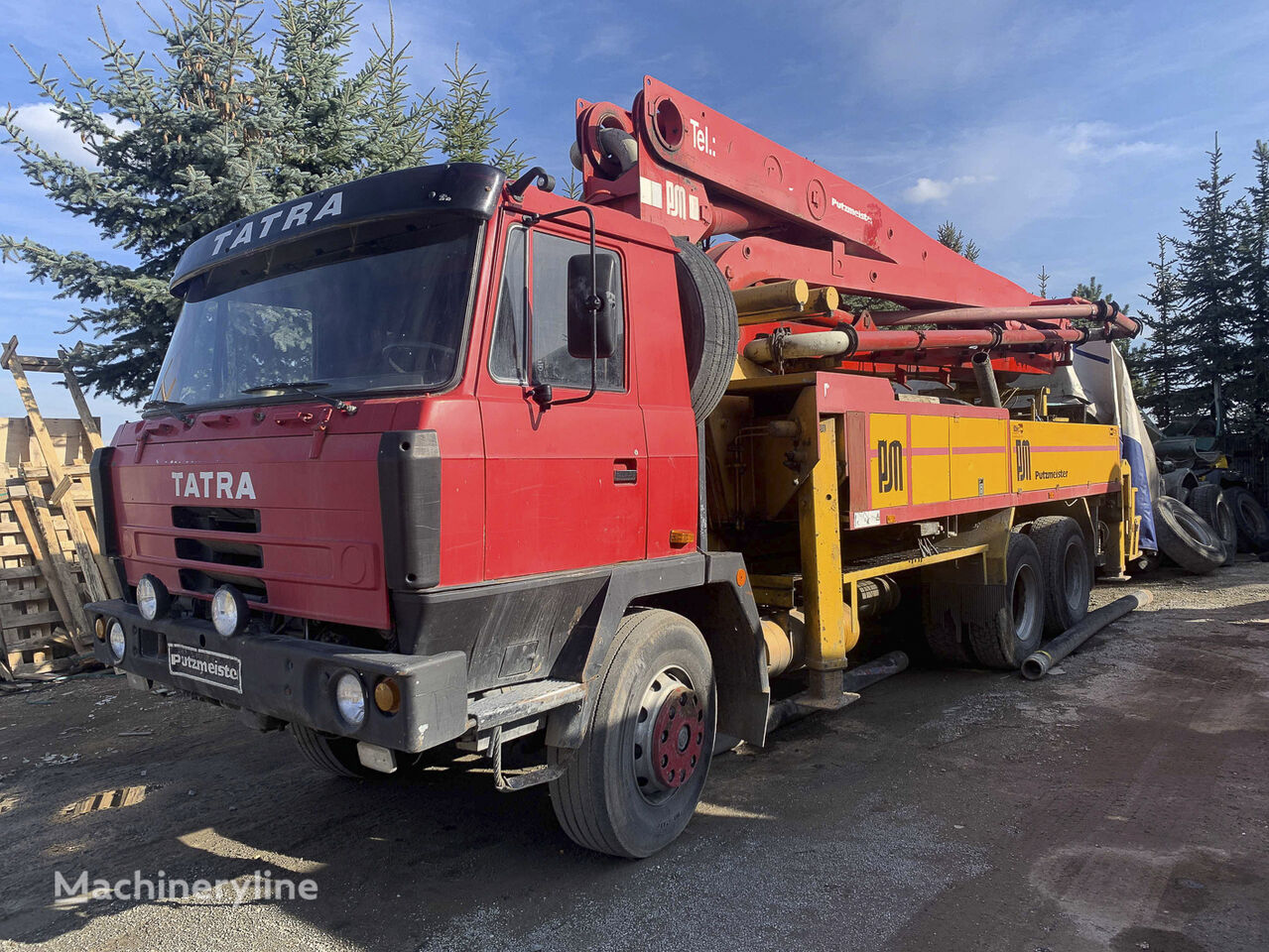 pompă de beton Putzmeister BRF32.09EM  pentru şasiu Tatra  T 815
