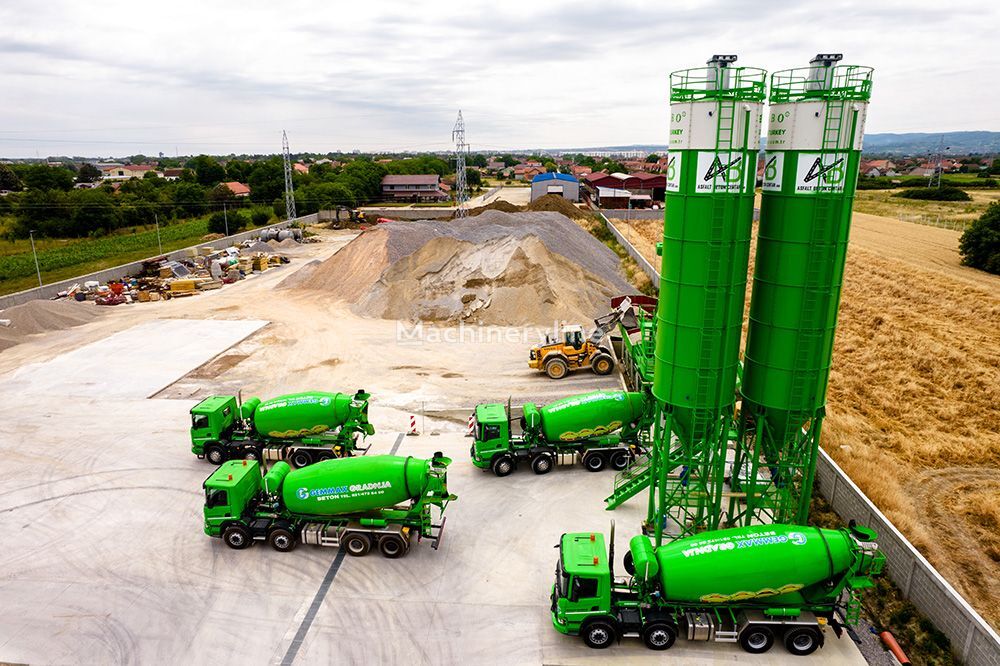 staţie de beton FABO SKIP SYSTEM CONCRETE BATCHING PLANT | 110m3/h Capacity | STOCK nou